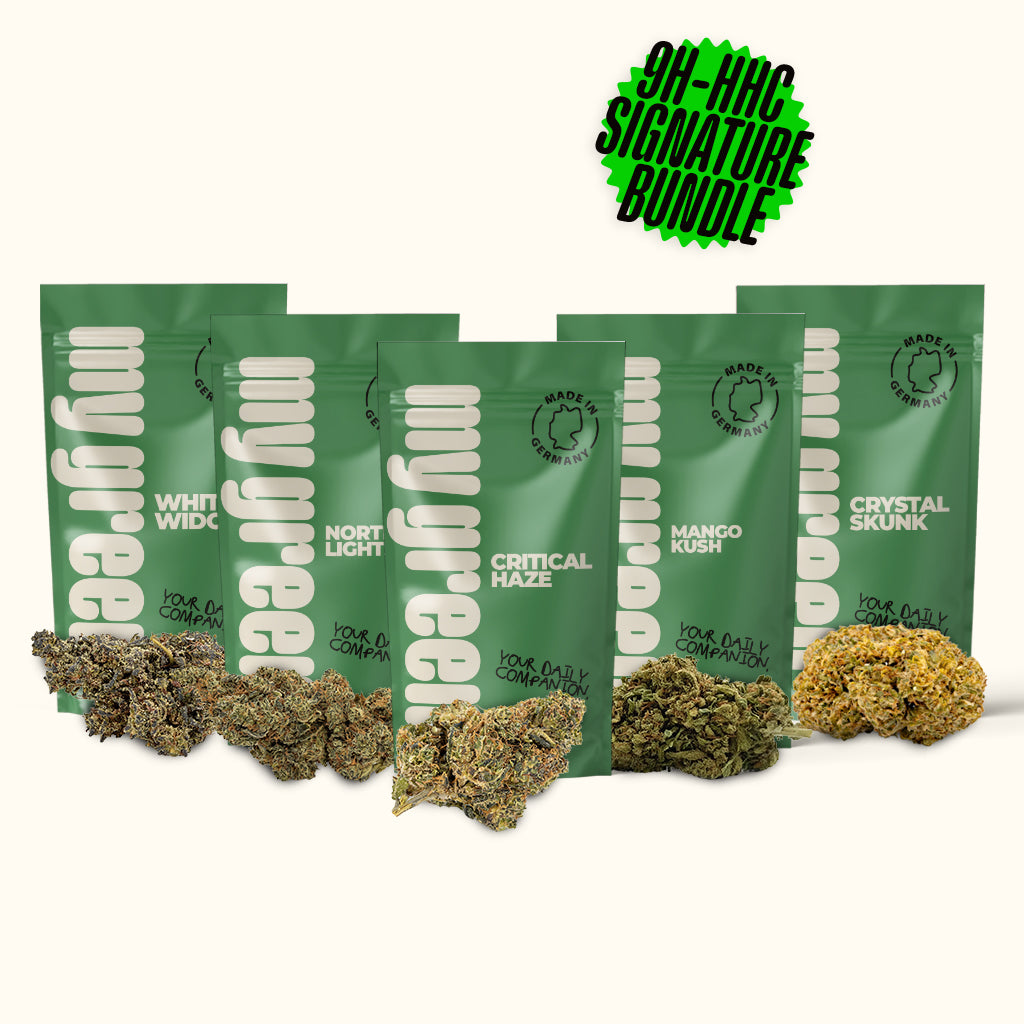 9H-HHC Signature Bundle – 5 Sorten, 25g - MYGREEN