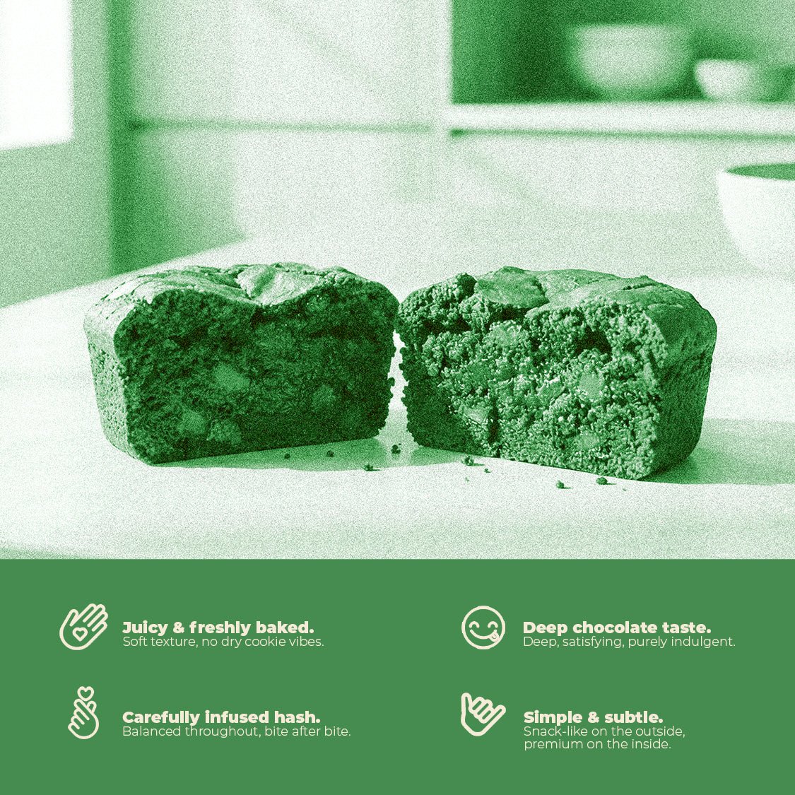Willy Wonka's Hash Brownies – Edibles (10mg) - MYGREEN