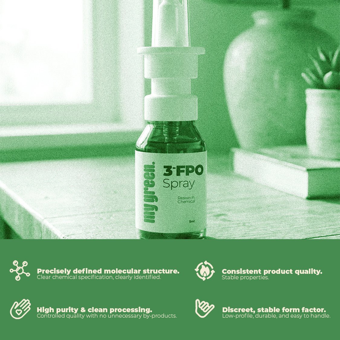 3-FPO Spray kaufen | Research-Grade Laborqualität | MYGREEN - MYGREEN