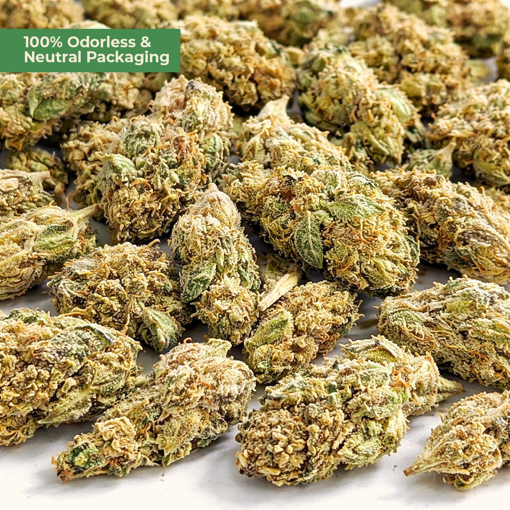 Cali Wedding Cake THCA – Premium Popcorn Buds - MYGREEN