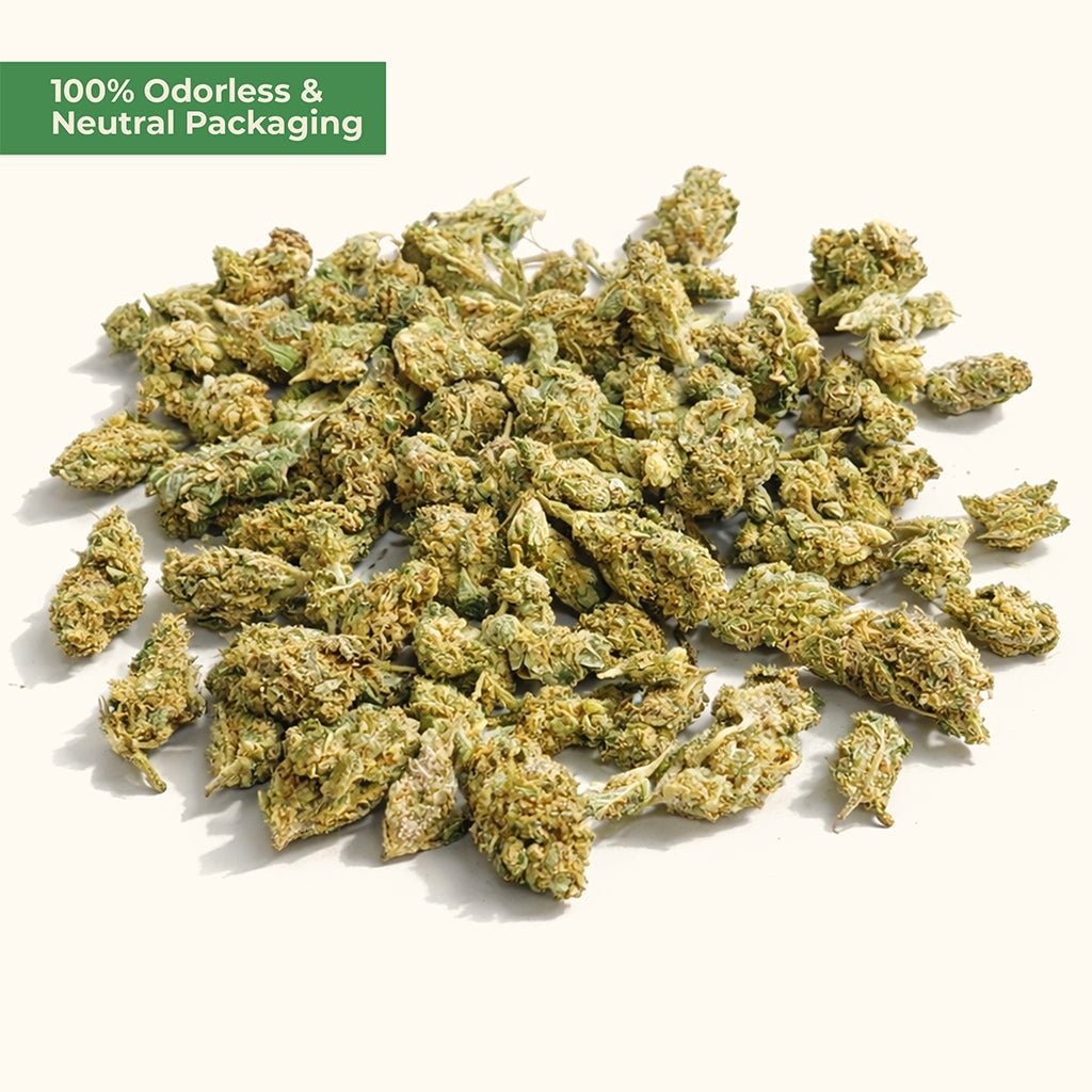 Cali Wedding Cake THCA – Premium Popcorn Buds - MYGREEN