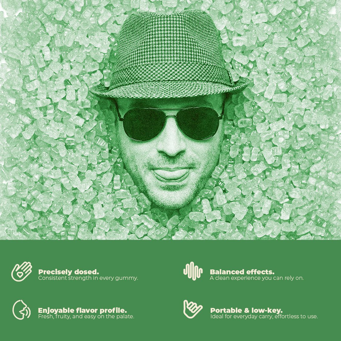 THC Gummibärenbande 15mg – Bunter Mix | MYGREEN Premium - MYGREEN