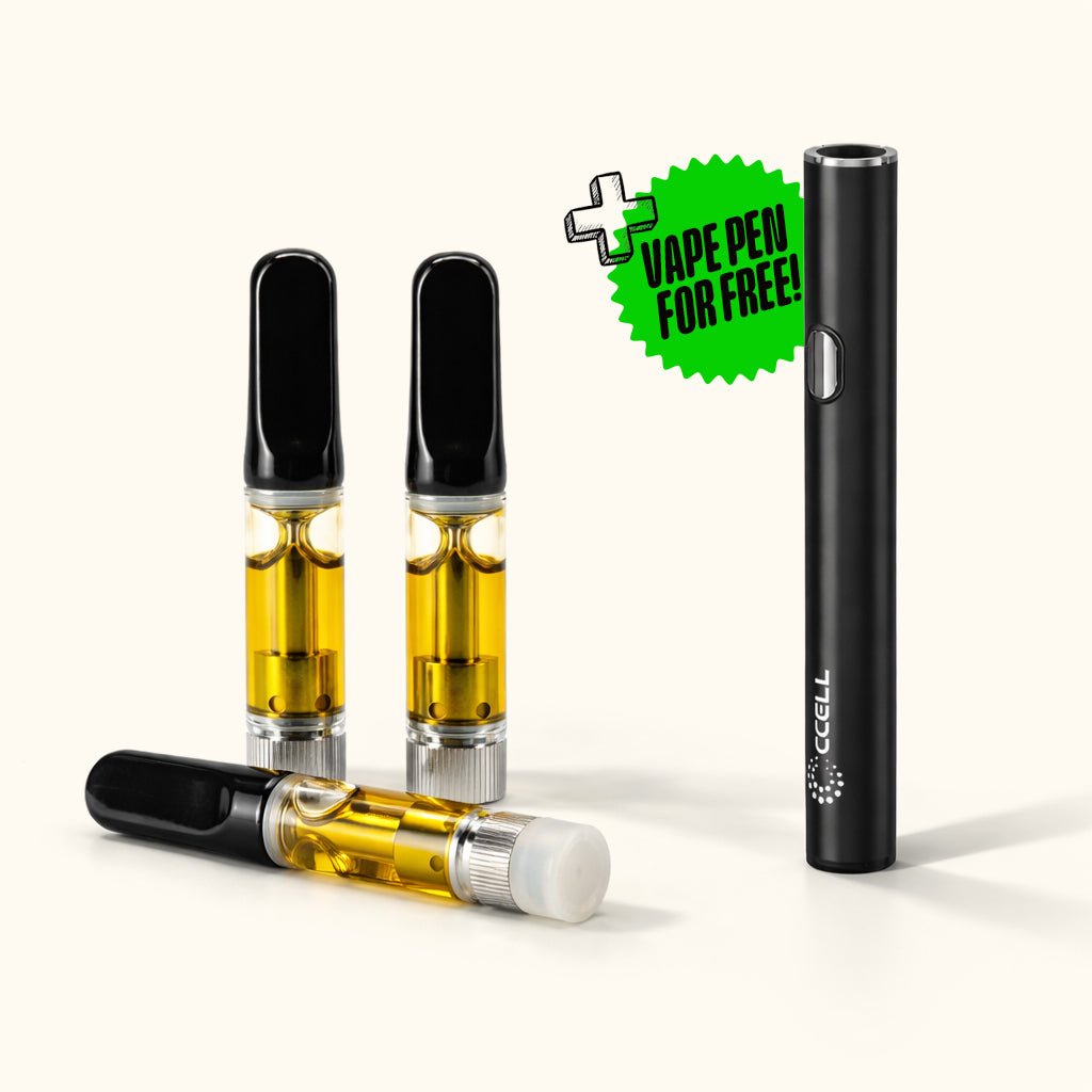 THC Vape Testing Kit – 3 Kartuschen + Akku - MYGREEN